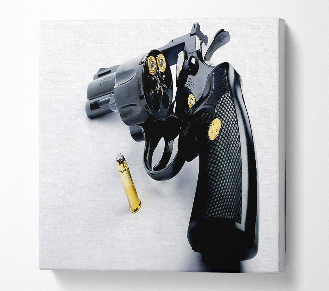  A Canvas Print of Gun And Bullet Canvas Art