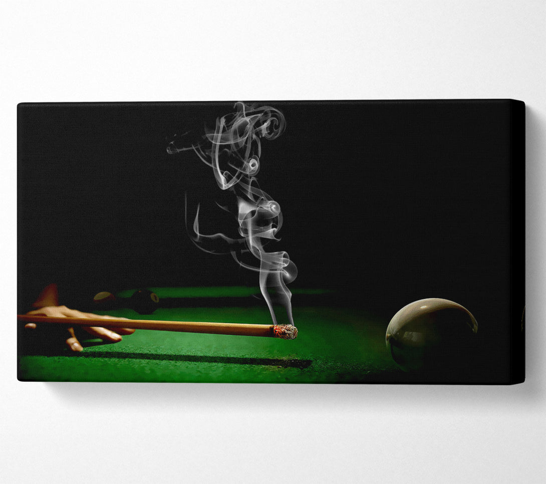  A Canvas Print of Smoking Cue Canvas Wall Art