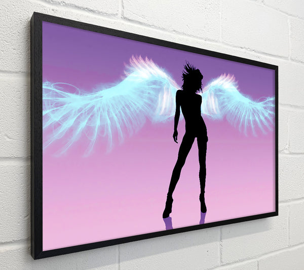 Purple Angel Wings