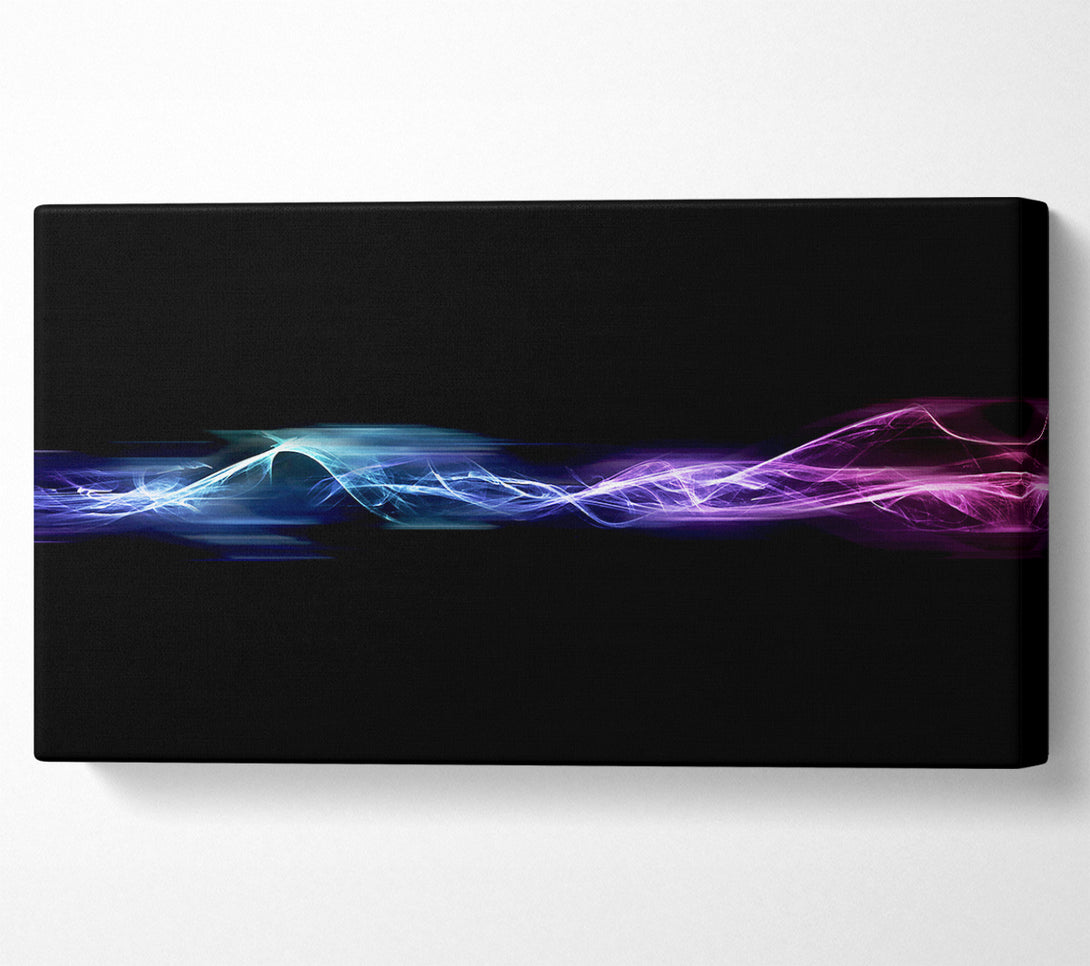  A Canvas Print of Vibrant Smoke Trails Canvas Art