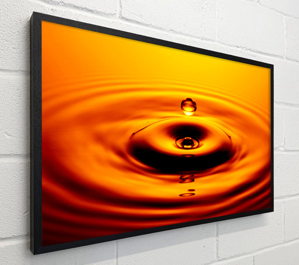 Orange Water Droplet