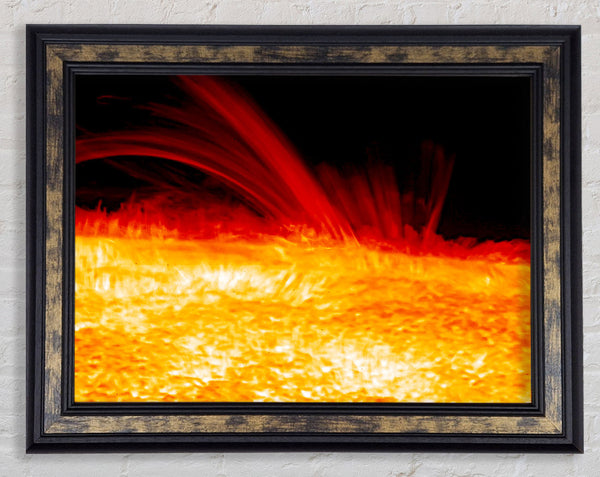 Lava River Framed Print