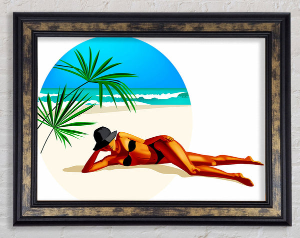 Wish You Were Here Framed Print