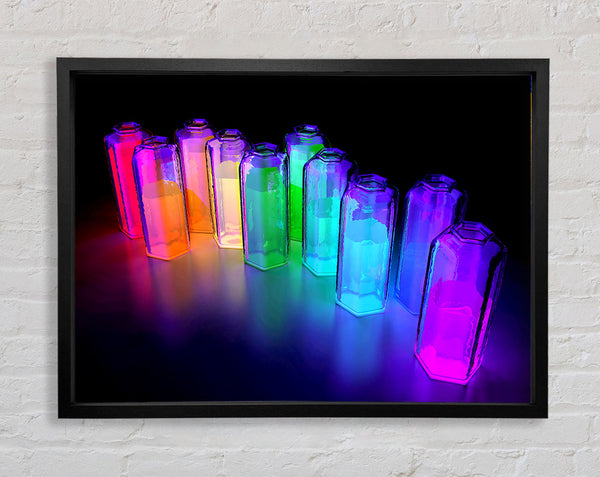 Lebendige Regenbogenröhren