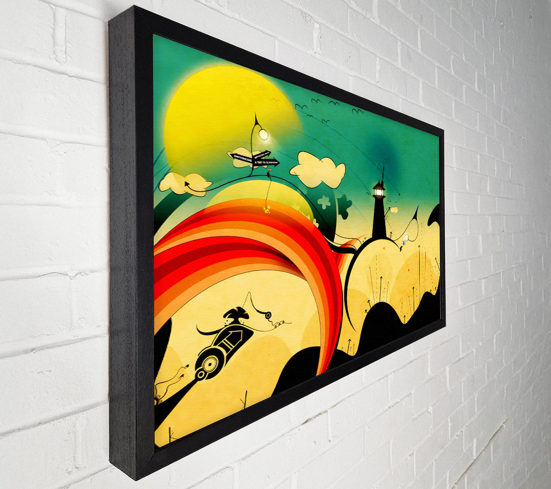  A Canvas Print of Magical Lighthouse Canvas Print