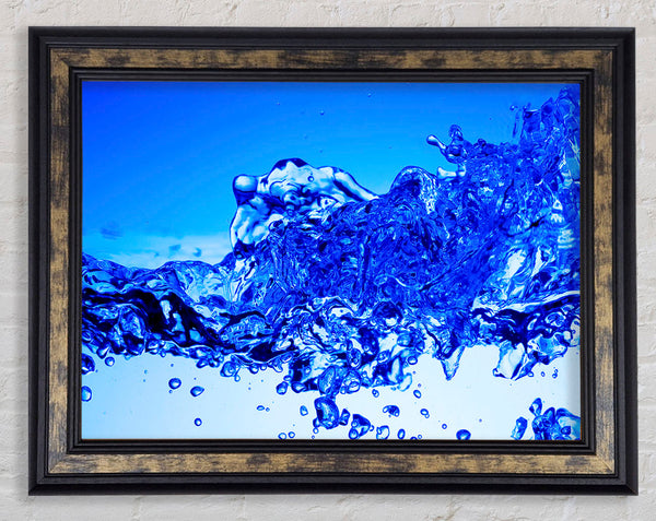 Blue Celebration Framed Print