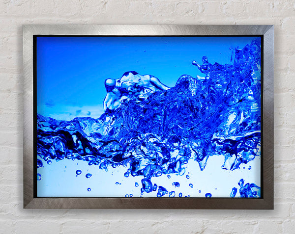 Blue Celebration Framed Print