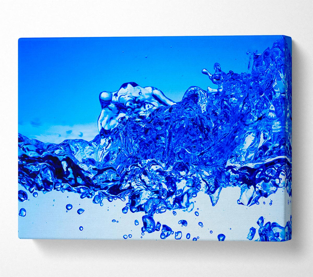  A Canvas Print of Blue Celebration Canvas Wall Art