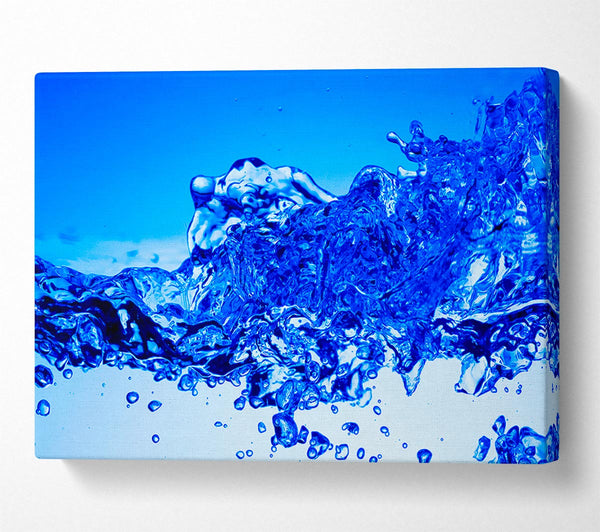 A Canvas Print of Blue Celebration Canvas Wall Art