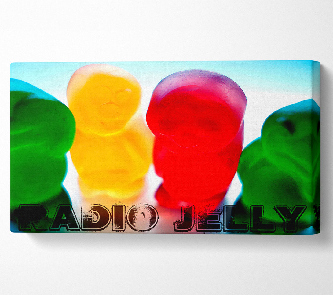  A Canvas Print of Radio Jellybabys Canvas Wall Art