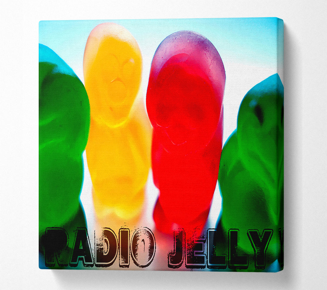  A Canvas Print of Radio Jellybabys Canvas Wall Art