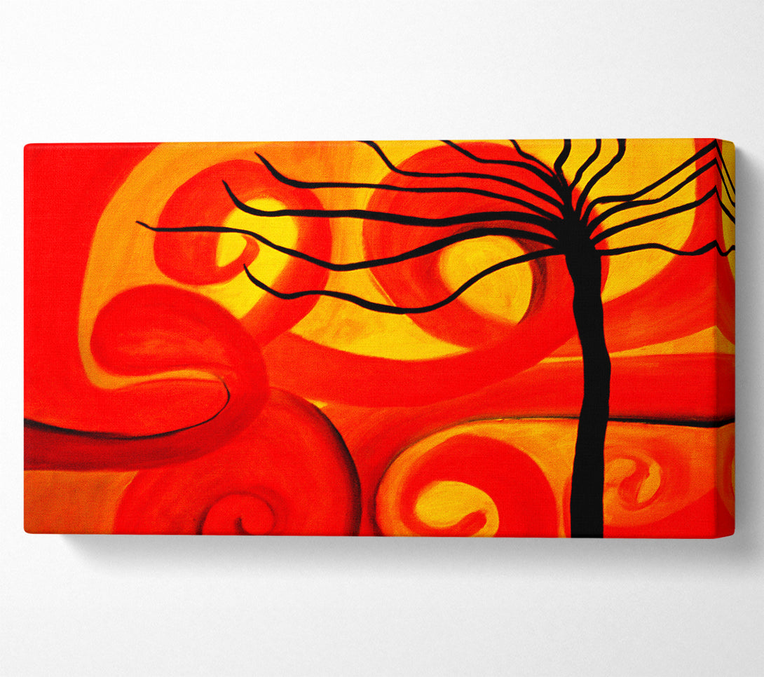  A Canvas Print of Magical Red Twist Tree Canvas Art