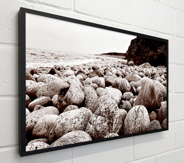 Pebbles Of The Ocean Brown