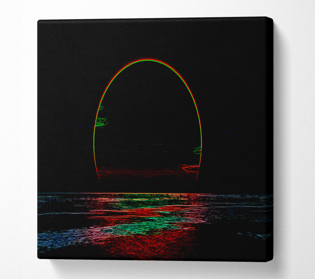  A Canvas Print of Big Moon Canvas Art