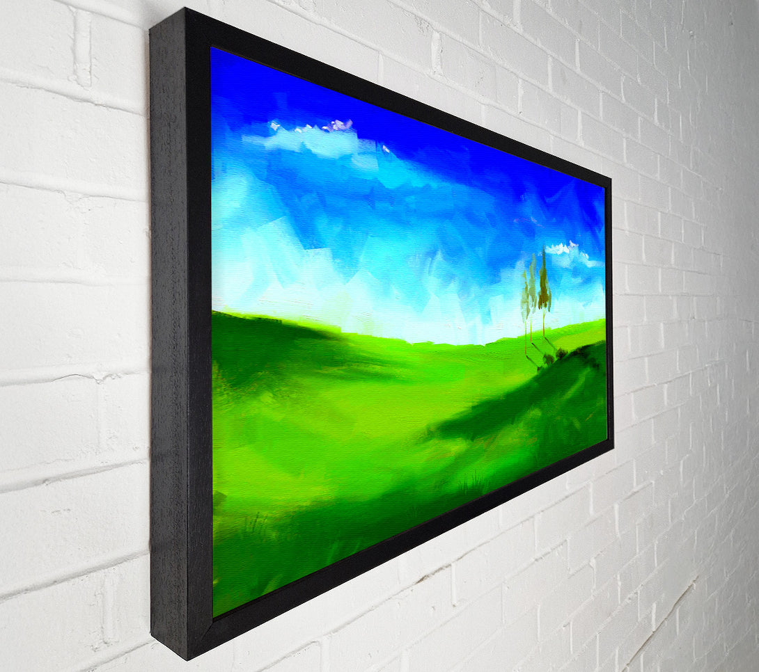  A Canvas Print of Beyond The Hills Canvas Art