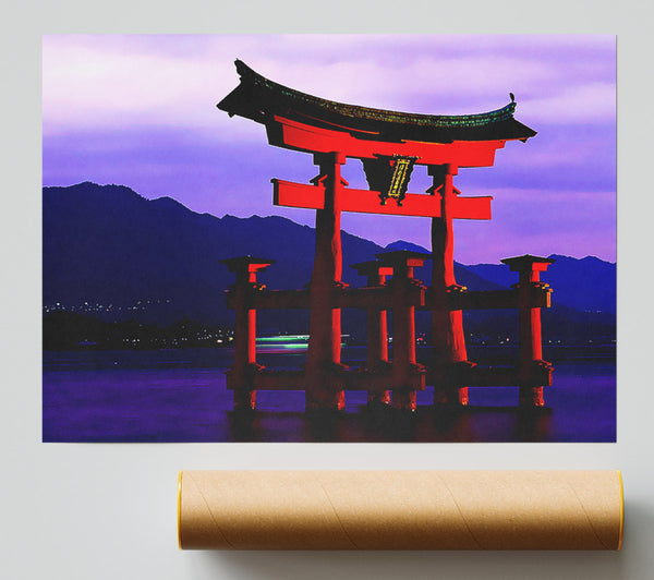 Purple Mountain Hideaway Poster