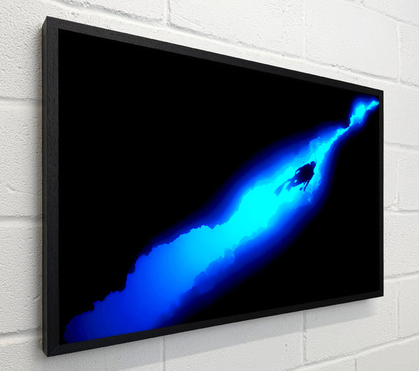 Blue Deep Sea Diver
