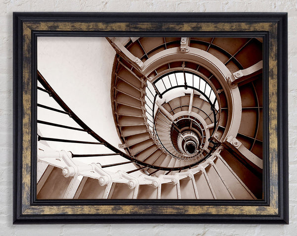 Spiral Framed Print