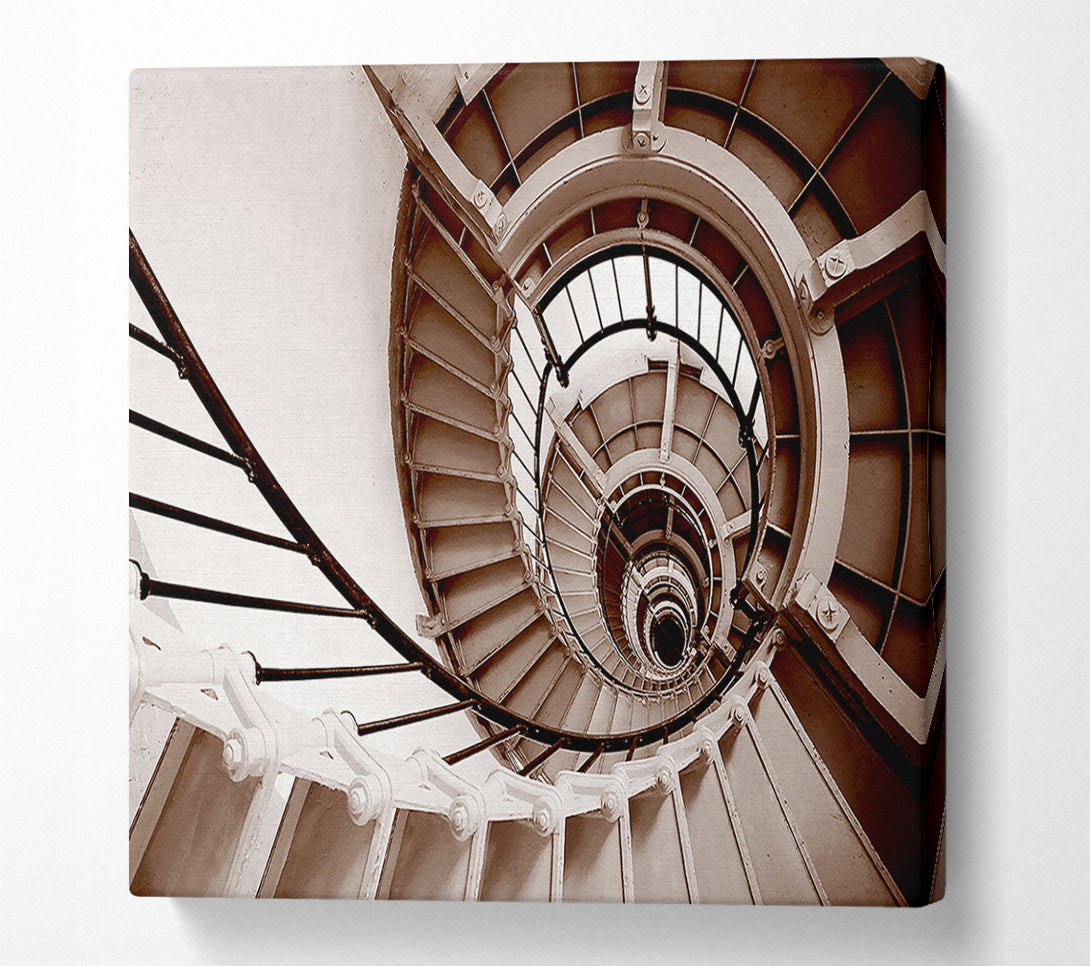  A Canvas Print of Spiral Canvas Print