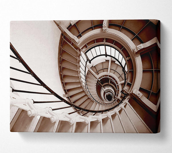  A Canvas Print of Spiral Canvas Print