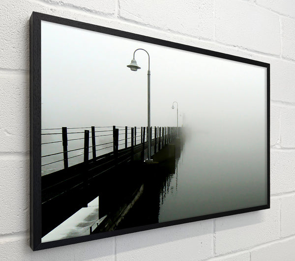 Misty Ocean Pier