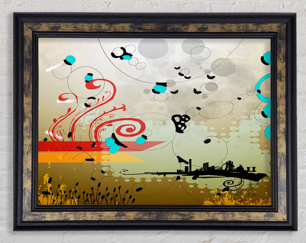 Magical Island Framed Print