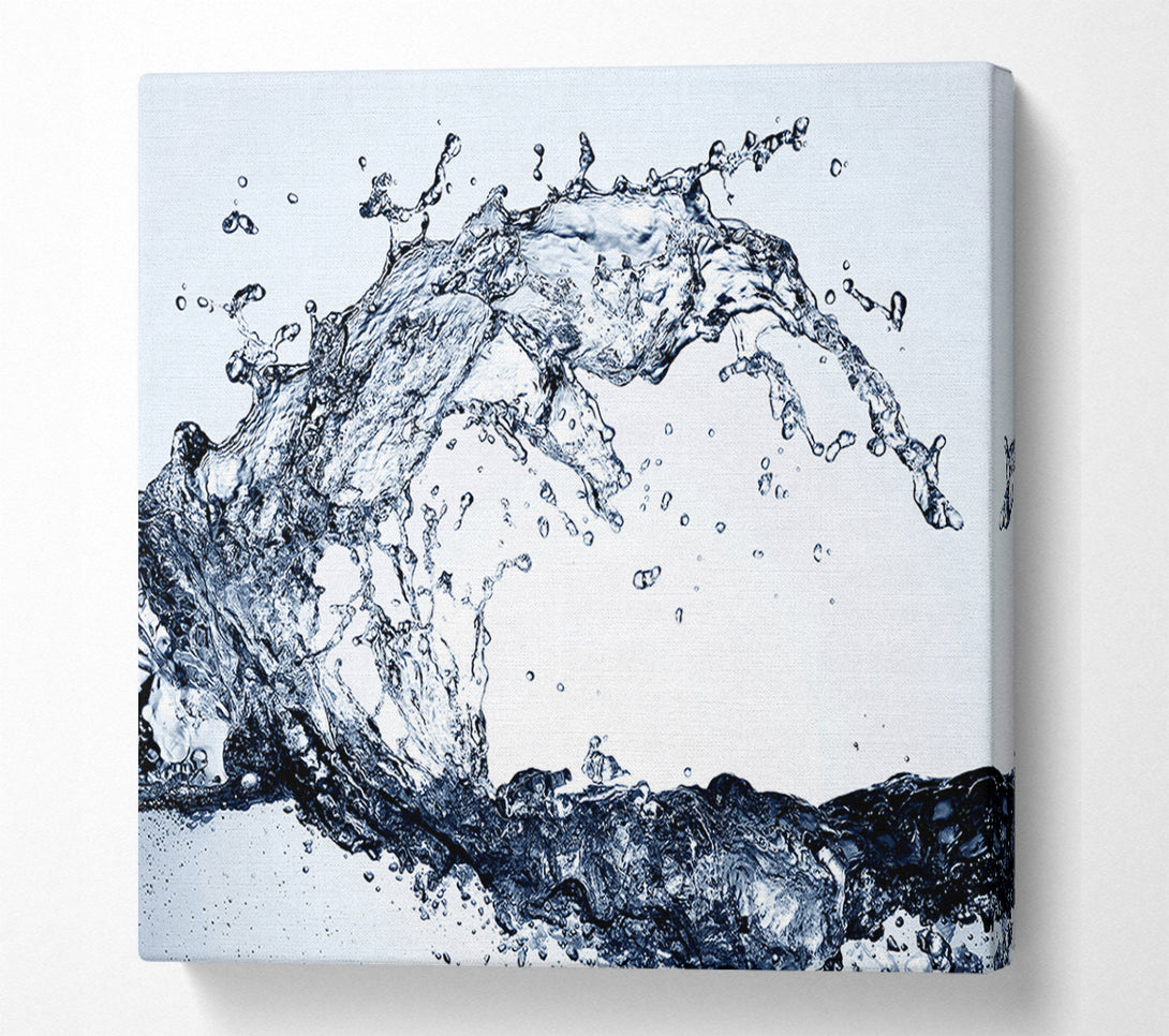  A Canvas Print of Tidel Wave Water Canvas Wall Art