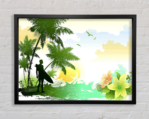 Surfer Blumen