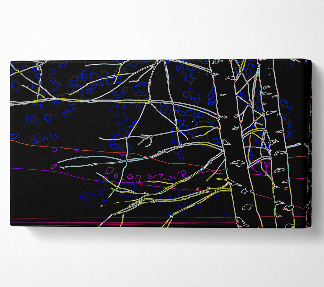  A Canvas Print of Tree Sketch Canvas Print
