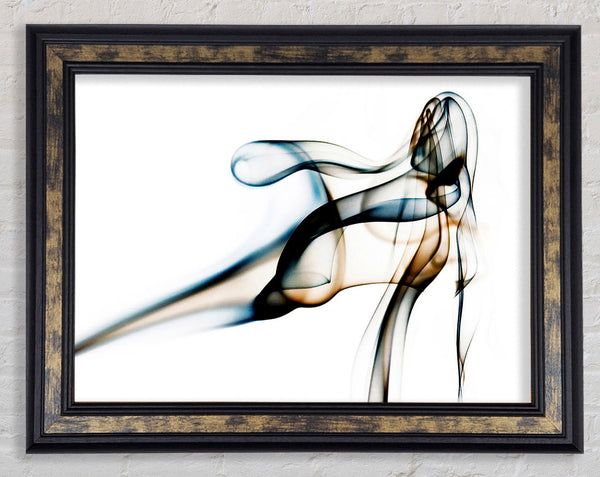 Smoke Ribbons Framed Print