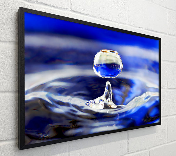 Blue Water Droplet