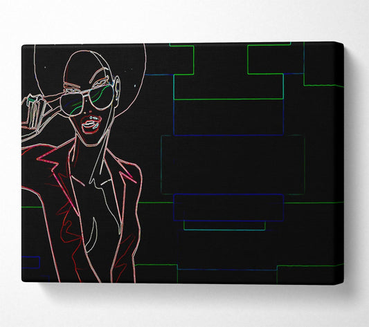 Disco Diva Canvas Wall Art