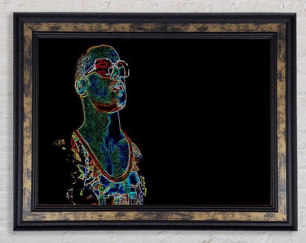 Brad Pitt Tyler Durden Framed Print