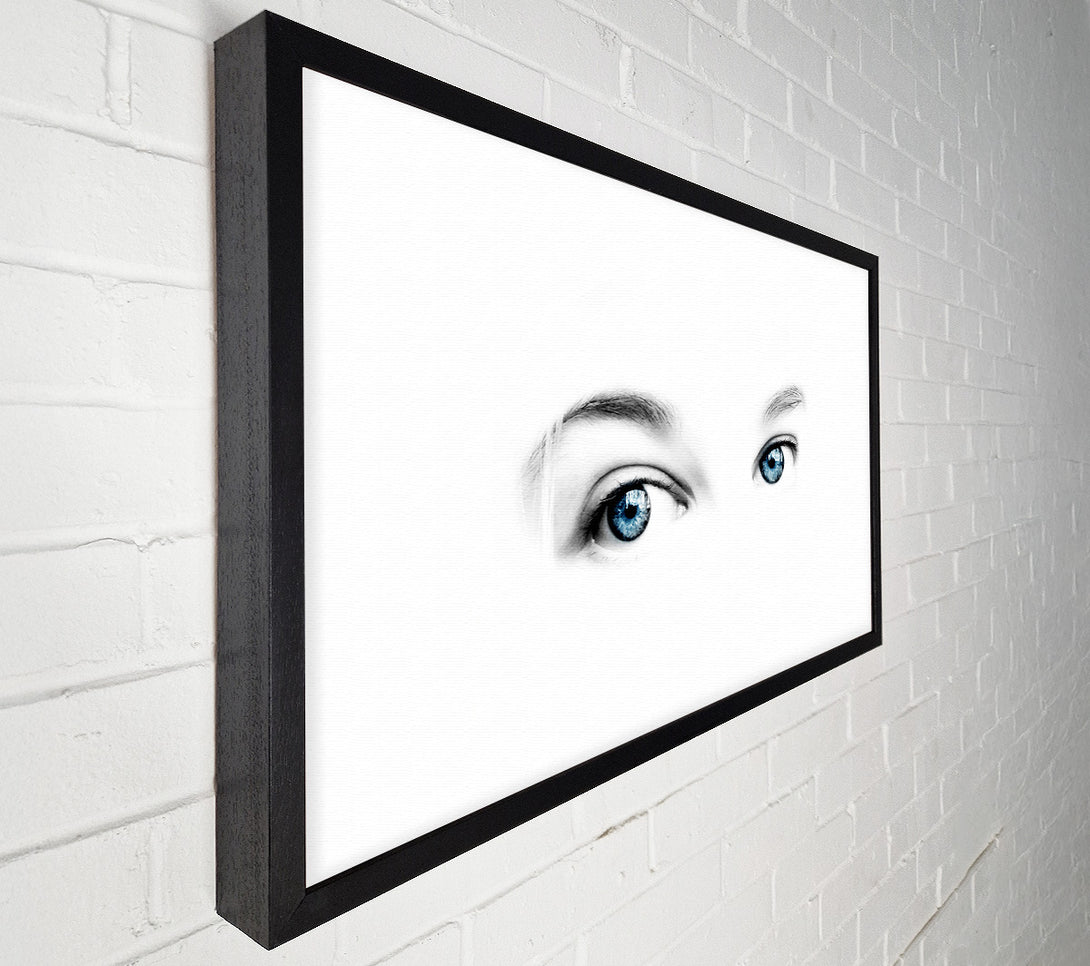  A Canvas Print of Blue Eyes Canvas Print