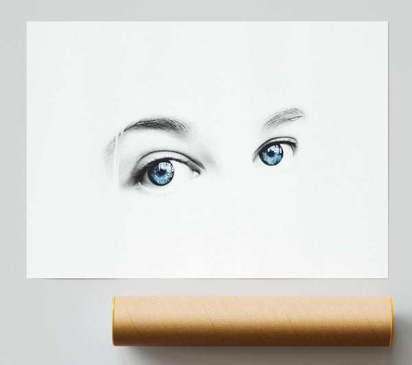 Blue Eyes Poster