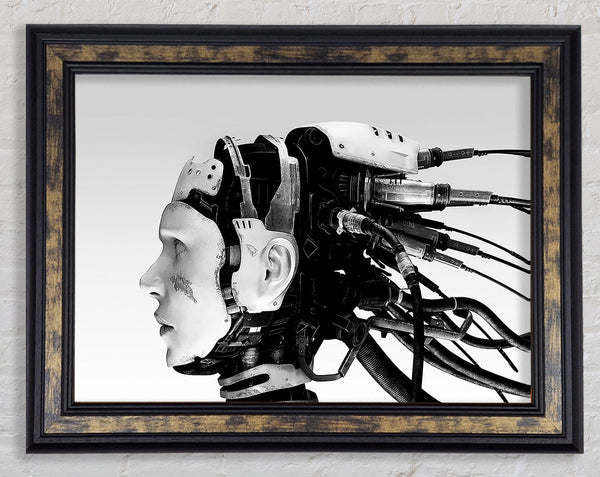 Robotic Woman Framed Print