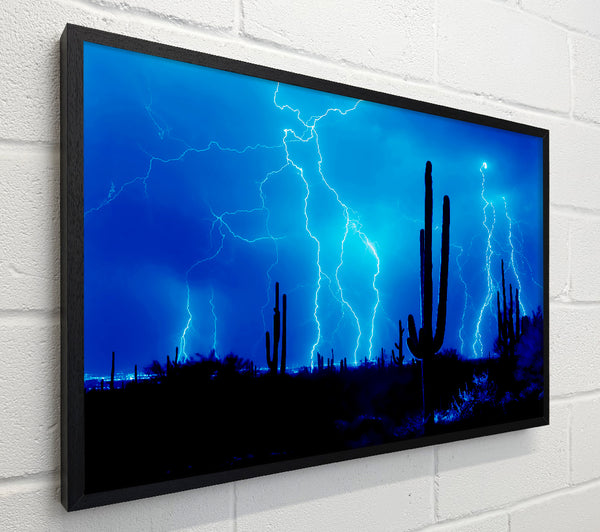 Blue Lightning Storm