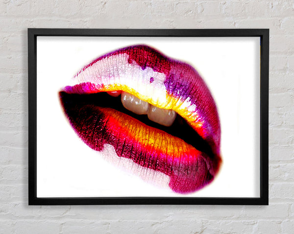 Rosa Gloss-Lippen