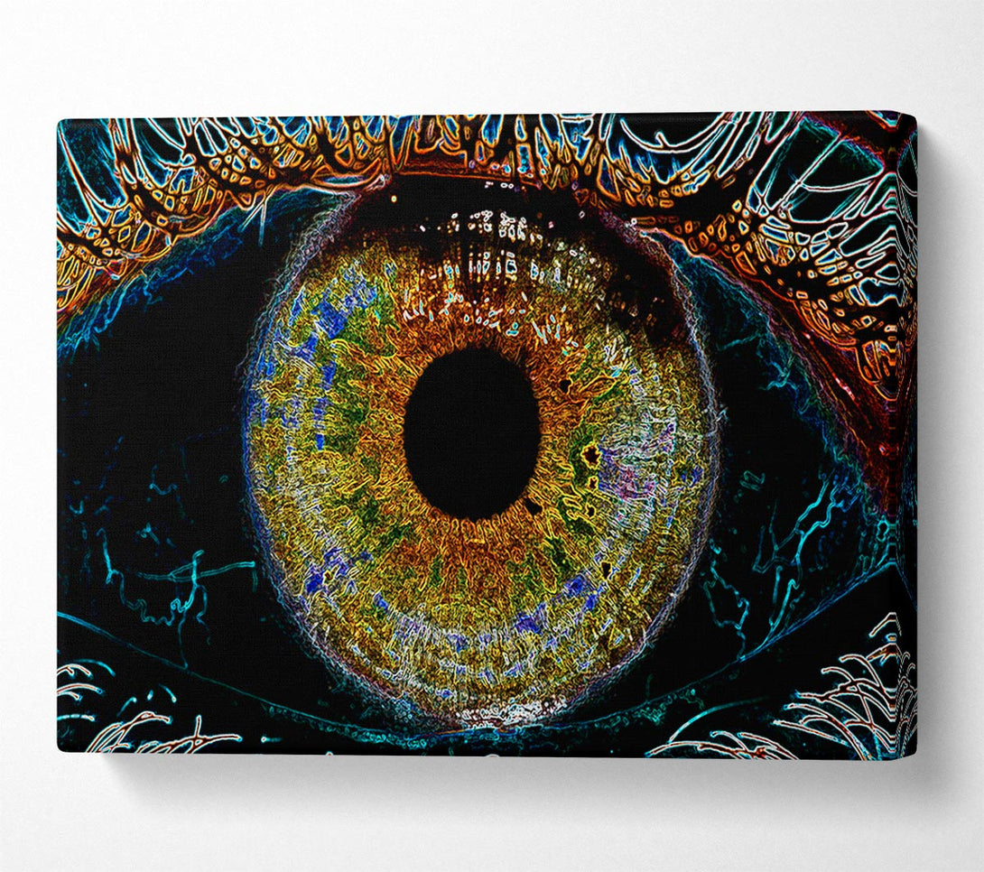 A Canvas Print of Abstract Eye Canvas Art