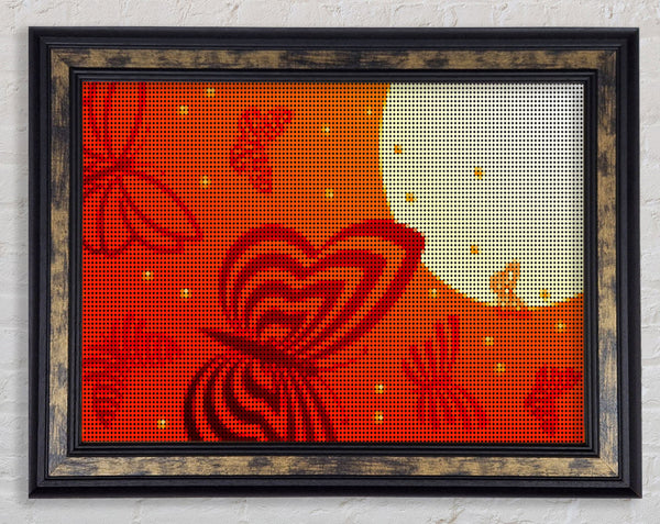 Butterfly Sun Framed Print