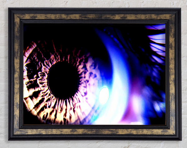 Eye Of The Planet Storm Framed Print