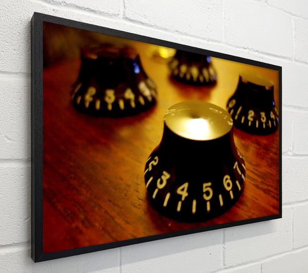 Guitar Dials Close-Up