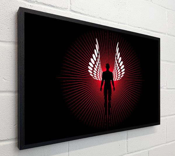 Male Angel Wings Red