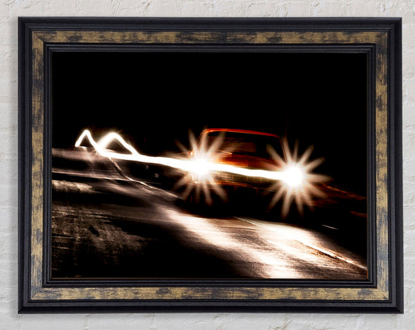 Street Car Race Framed Print