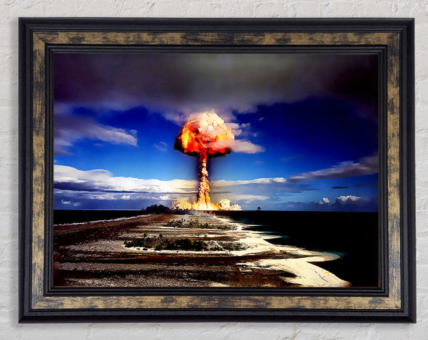The Atom Bomb Framed Print