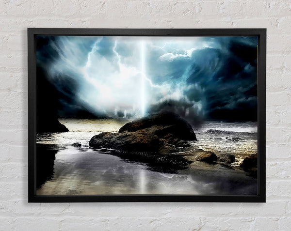 Sturm am Strand