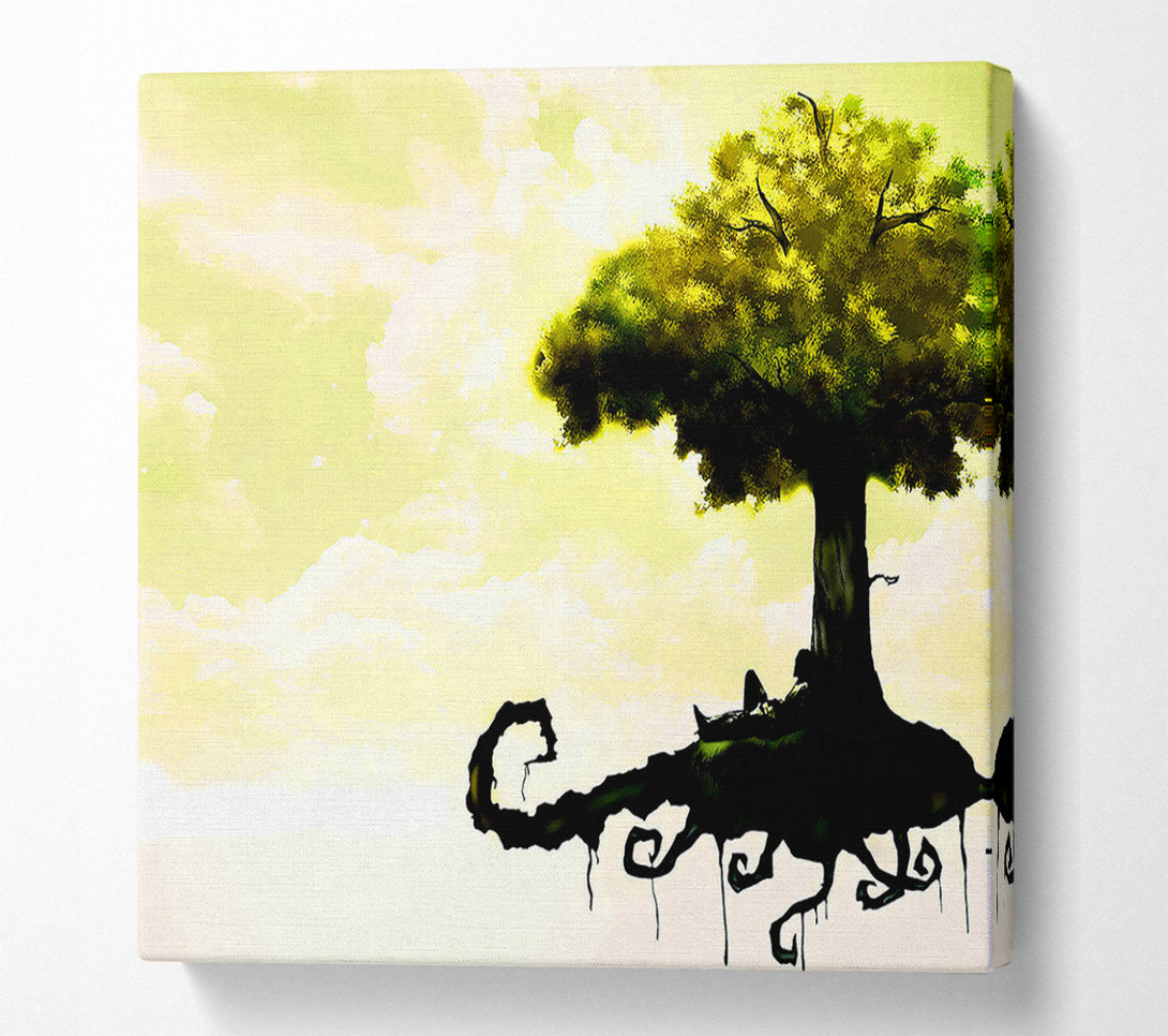  A Canvas Print of Floating Tree Canvas Wall Art