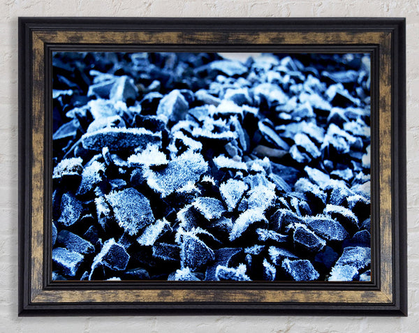 Nothing But Pebbles Framed Print