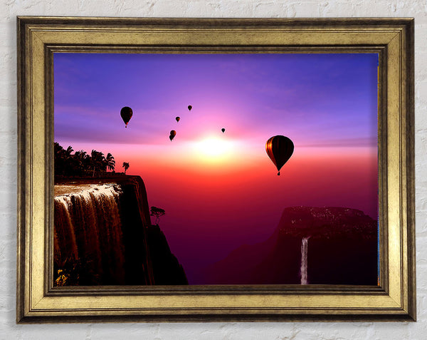 Beautiful Mountain View Framed Print