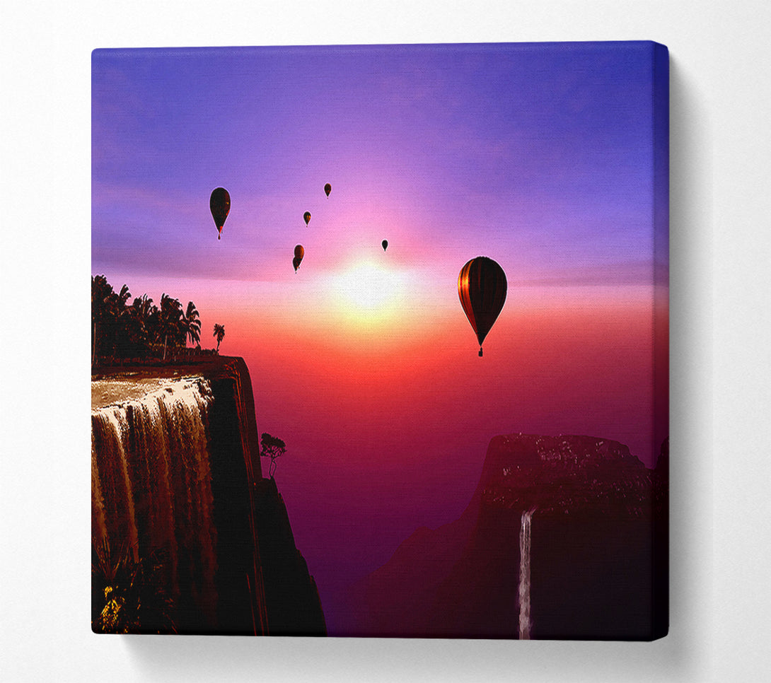  A Canvas Print of Beautiful Mountain View Canvas Wall Art